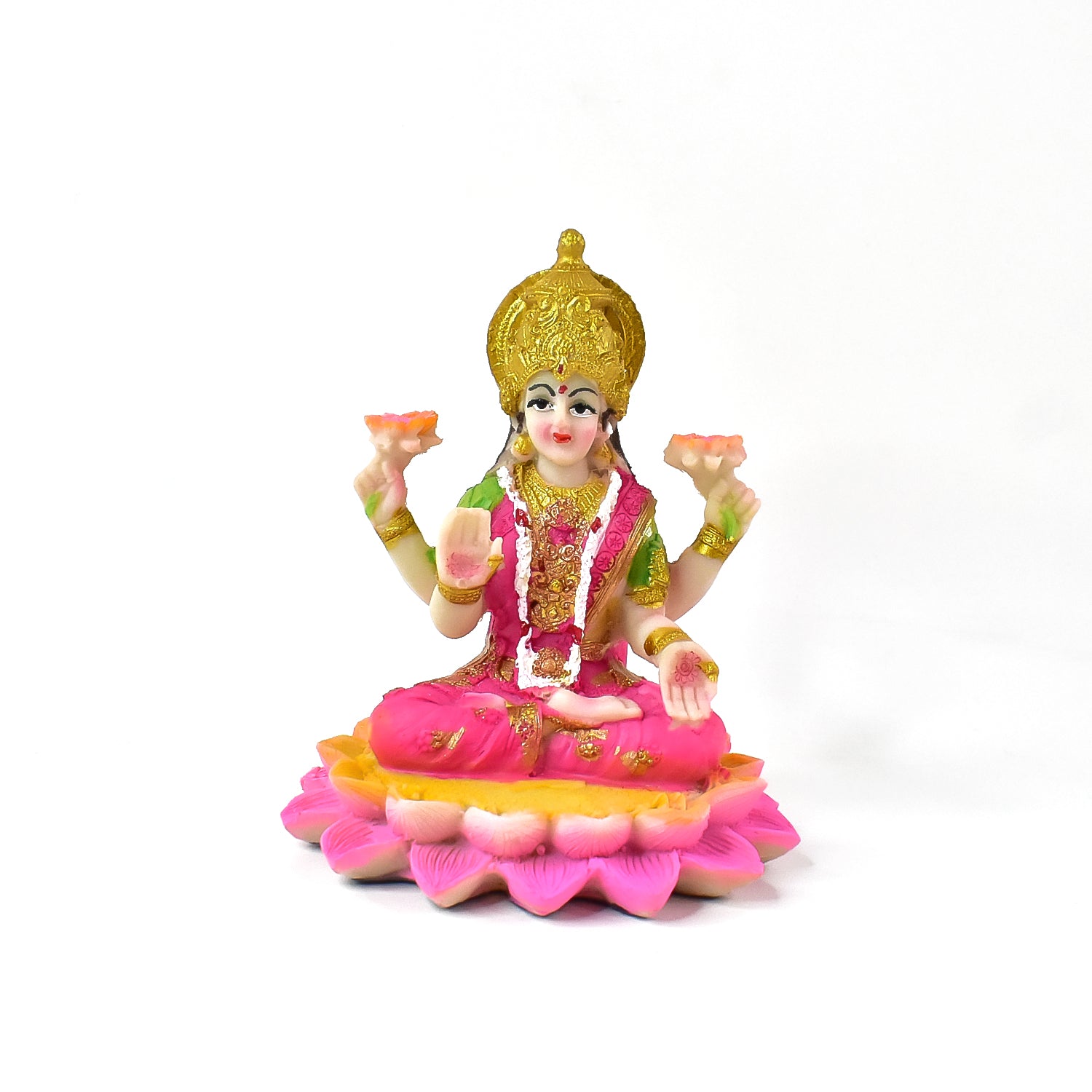 Elegant Lakshmi Idol on Lotus Elegant Lakshmi Idol on Lotus
